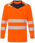 Portwest DX416 - DX4 Hi-Vis hosszú ujjú póló L/S, narancs/fekete (DX416OBRXL) - munkavedelemzona