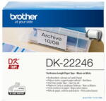 brother Banda continua etichete, Brother, Compatibila DK-22246, 103 mm, 30.48 m, Alb (DK22246)