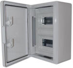 Stilo műanyag elosztószekrény maszkolt 350x250x150mm, 2x8 modul, IP65, ABS - STI1764 (STI1764)