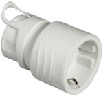 Commel földelt dugalj hátsó kivezetésű, schuko 16 A 250 V ~, fehér (291-101)