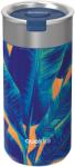 QUOKKA BOOST kávés/teás pohár szűrővel 400ml - Blue Jungle - Quokka