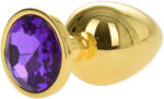 Passion Labs Dop Anal Metallic Buttplug, Large, Auriu/Mov, Passion Labs