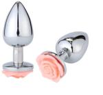 Guilty Toys Dop Anal Rose Pleasure Small, Argintiu/Roz Deschis, Guilty Toys
