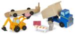 Melissa & Doug Set din lemn Melissa & Doug - Autobasculanta si fadroma (12757)