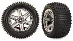 Traxxas kerék 2, 8", RXT króm felni, Alias gumik (2WD elektromos hátsó) (2) (TRA3779X)