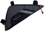 Velotech Full-Zipp háromszög váztáska, 16x24x5 cm, 1L, egy részes, fekete