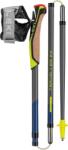LEKI Nordic Walking botok Traveller FX. One Carbon, ezüst-szürke- éjkék sötét metál-neonsárga, sötét metál-neonsárga