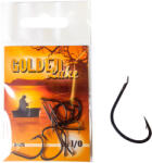  Golden Lake horog 2025 black nickel lapkás pontyozó horog 1 (BP-G202501)