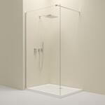 Erga Paris, Walk-In zuhany paraván 120x200 cm, 8mm átlátszó üveg, króm profil, ERG-V02-PARIS-120x200-CL-CR (ERG-V02-PARIS-120X200-CL-CR)