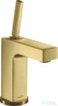 Hansgrohe AXOR CITTERIO 110 mosdó csaptelep automata leeresztővel, szálcsiszolt sárgaréz hatású 39010950 (39010950)
