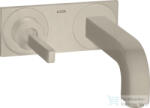 Hansgrohe AXOR Citterio falsík alatti mosdó csaptelep dekorlappal, Szálcsiszolt nikkel 39112820 (39112820)