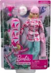 Mattel Papusa Barbie Winter Sports Snowboarder HCN32 Papusa Barbie