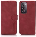 KHAZNEH MATTE Husă rabatabilă pentru Oppo Reno12 Pro 5G roșu