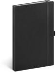 REALSYSTEM Vivella 13 × 21 cm Black vonalas notesz (A-33215)