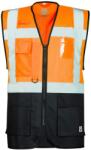 ARDON Vestă reflectorizantă SIGNAL - Oranj / neagră | S (H5915/S)