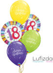  Héliumos luficsokor szülinapra, 18-as - INGYENES GLS szállítással (LUFI963972)