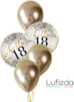  Héliumos luficsokor szülinapra - 18-as - INGYENES GLS szállítással (LUFI648848)