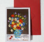  Felicitare pictata manual unicat