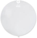 Gemar Gömb pasztell lufi 80 cm - fehér 25 db