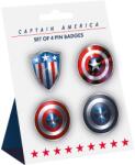 Half Moon Bay Jelvénykészlet Marvel - Amerika Kapitány 4 db