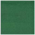 Santex Szalvéták - egyszínű 21 x 20 cm Szín: Sötétzöld