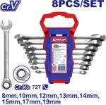 EMTOP Set 8 chei cu clichet 8-19mm - ECSS10802, EMTOP (ECSS10802) - bricofan