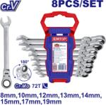 EMTOP Set de chei flexibile cu clichet, 8 buc - ECSS10803, EMTOP (ECSS10803) - bricofan