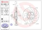 BREMBO féktárcsa BREMBO 09. C936.1X (09.C936.1X)