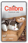 Calibra Cat Pouch Premium Adult Lamb and Poultry, Set 8 X 100 g