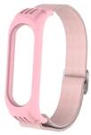 GIGAPACK GP-110082 Xiaomi Mi Band 6 / Mi Band 5 / MI Band 4 rózsaszín textil óraszíj (GP-110082)