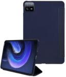 Gigapack Xiaomi Pad 6 tok álló, bőr hatású (aktív flip, oldalra nyíló, trifold, asztali tartó) sötétkék (GP-152976)