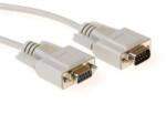 ACT Кабел ACT AK2305, D-sub 9 pin мъжко - D-sub 9 pin женско, 1.8м, Бял, булк (EWENT-ACT-CAB-AK2305)