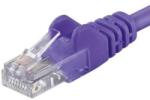 PremiumCord Patchcord UTP RJ45-RJ45 Categoria 6, 0.5m, violet, cupru integral, 26AWG (UTP-6-0.5-V)