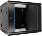 Extralink 6U 600X600 AZH WALL-MOUNTED RACKMOUNT CABINET SWING TYPE BLACK Raft montat pe perete Negru (EX.12929)