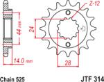 JT - Pinion (fata) JTF314, 16 dinti - XRV750 Africa Twin 90-03 (101-552-16)