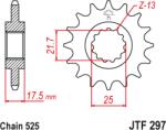 EMGO - Pinion (fata) JTF297, 15 dinti - VFR400R CB500 94- CBF500 04- (101-571-15)