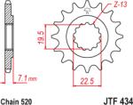 JT - Pinion (fata) JTF434, 15 dinti - GN250 GZ250 DR500 SP400 370 (103-462-15)