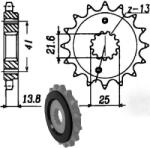 JT - Pinion (fata) - XL600V 650V700V TRANSALP (ultima bucata) (101-591-15)