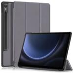 Gigapack GP-149332 Samsung Galaxy Tab S9 FE WIFI (SM-X510)/LTE (SM-X516) szürke bőr hatású oldalra nyíló tok (GP-149332)