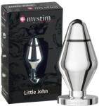 Mystim Little John - kicsi elektro anál plug (ezüst) - vagyaim