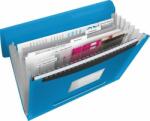 Esselte Harmonikamappa, A4, PP, 6 rekeszes, ESSELTE "Vivida", kék (E624015) - primatinta