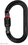 Petzl OK SCREW LOCK karabiner, fekete