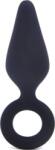 Guilty Toys Dop Anal Begginer Buttplug Medium, Silicon, Negru, 9.9 cm, Guilty Toys, Backdoor Pleasure