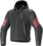 Alpinestars Zaca Air Venom Waterproof motoros kabát fekete-fluo piros