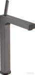 Hansgrohe AXOR CITTERIO 280 magasított mosdó csaptelep automata leeresztővel, szálcsiszolt fekete króm 39020340 (39020340)
