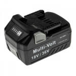 utángyártott HiKOKI BSL36A18 BSL36B18 5000 mAh 18 V Li-ion szerszámgép akkumulátor - VHBW (888202763)