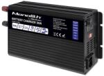 Qoltec Intelligens töltő AGM GEL LiFePO4 SLA EFB Calcium akkumulátorokhoz 12V 30A (QC-51955)