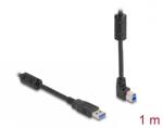 Delock Cablu USB 3.0-A la USB-B drept/unghi sus 1m, Delock 81104 (81104)