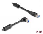 Delock Cablu USB 3.0-A la USB-B drept/unghi dreapta 5m, Delock 81111 (81111)