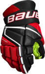 Bauer Vapor 3X Black/Red Junior Hokikesztyűk 11 hüvelyk